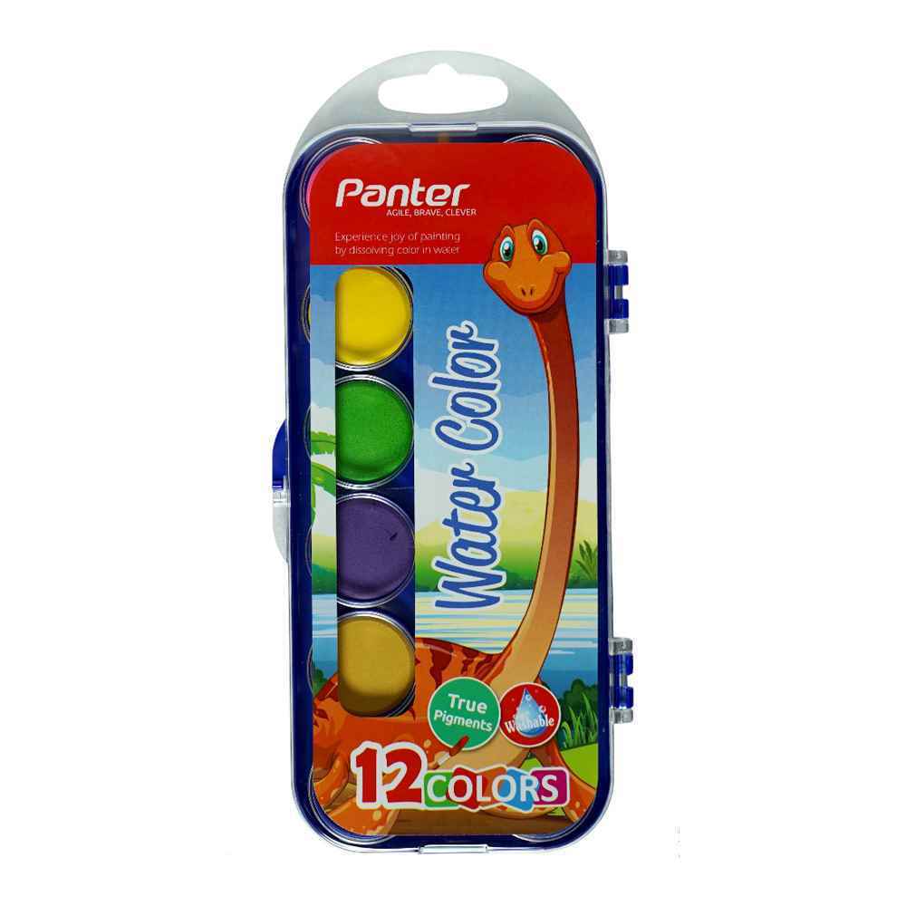 آبرنگ 12 رنگ پنتر (Panter) کد WC102 - بسته 12 عددی