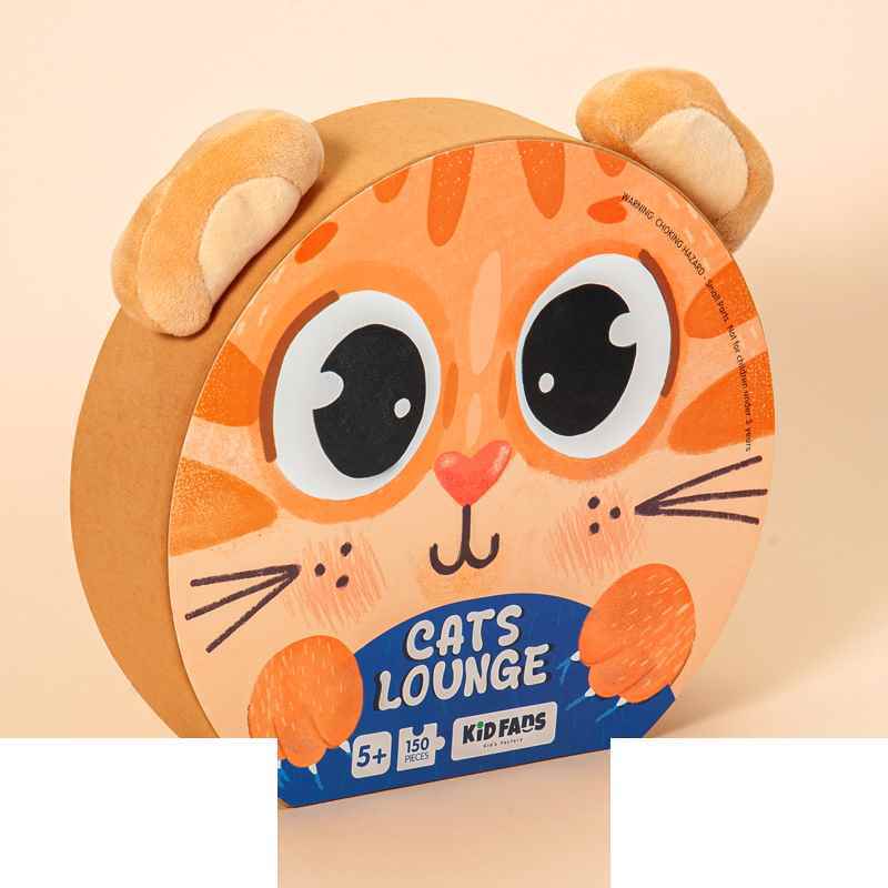 پازل کیدفنز کد2407 | پاتوق گربه ها 150 تکه | Kid Fans Cats Lounge | کد KS2407