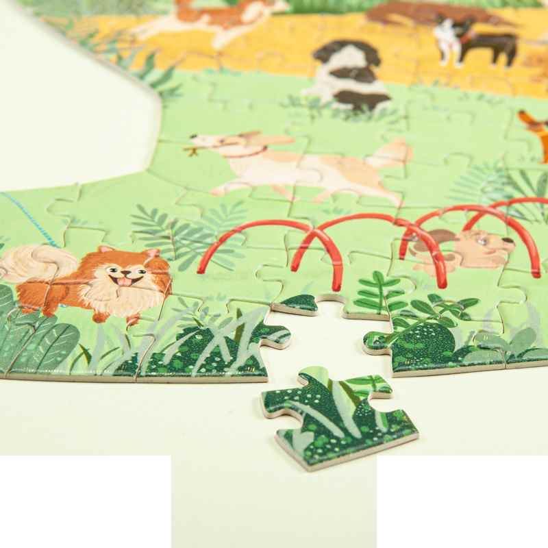 پازل کیدفنز کد2406 | پارک سگ ها 150 تکه | Kid Fans Dogs Park