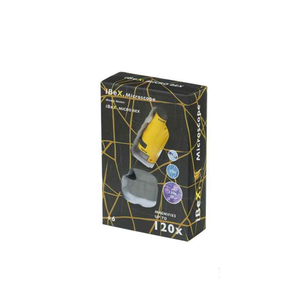 میکروسکوپ جیبی آیبکس مدل MicroBex 120x – به همراه منبع نور قابل اتصال
