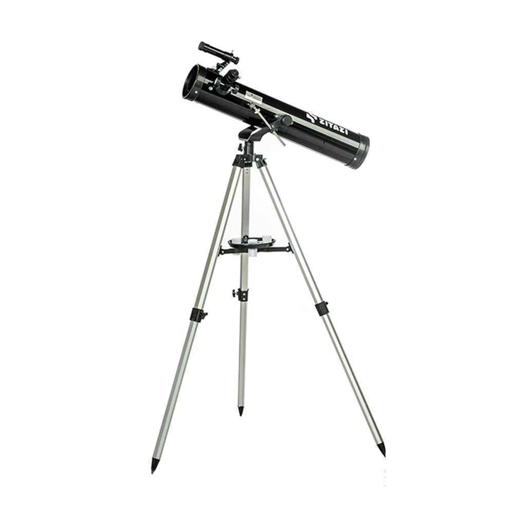 تلسکوپ نیمه حرفه ای مشکی زیتازی مدل F70076 NEW – بازتابی نیوتنی با بزرگنمایی 525 برابر
