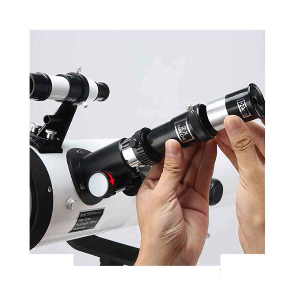 تلسکوپ نیمه حرفه ای مشکی زیتازی مدل F70076 NEW – بازتابی نیوتنی با بزرگنمایی 525 برابر