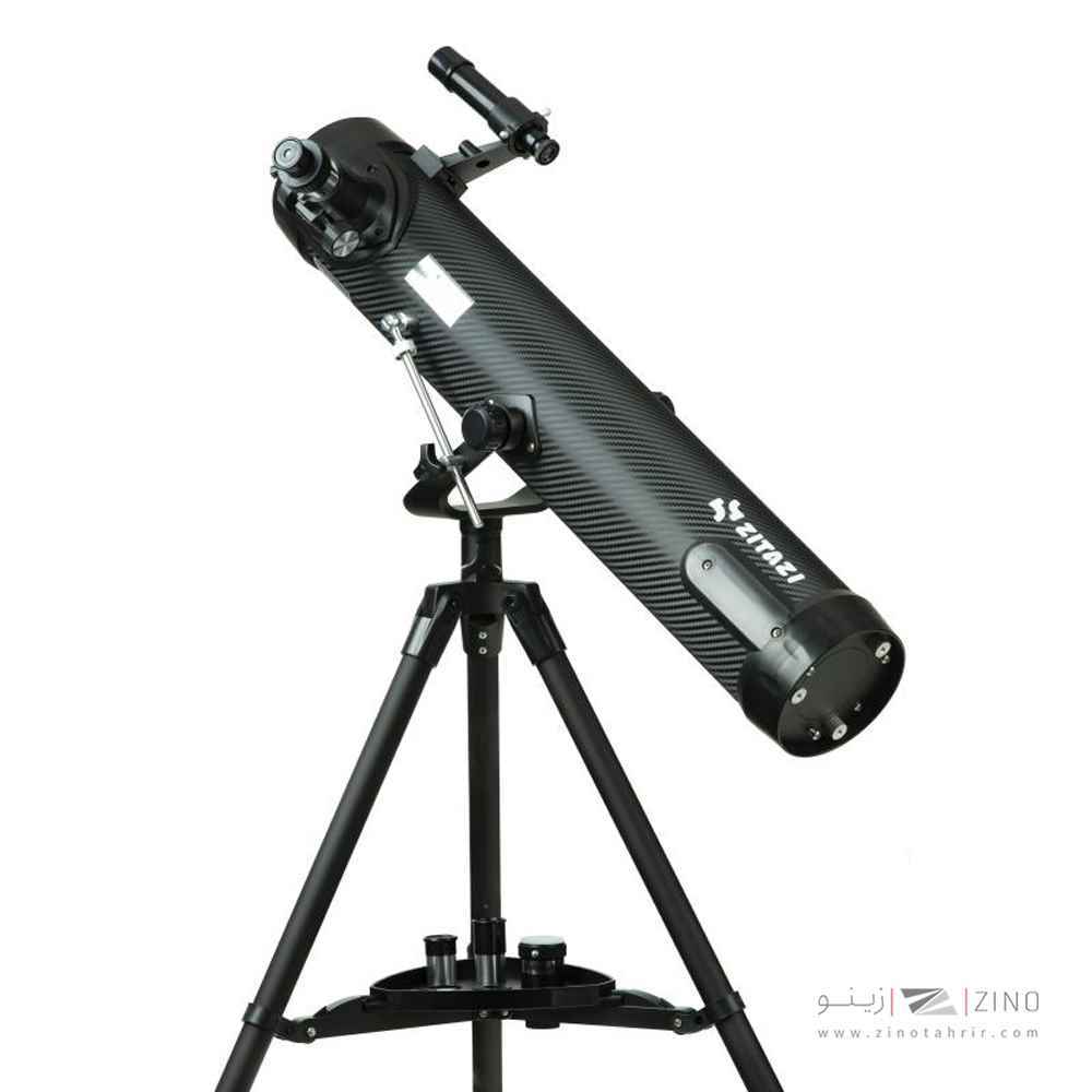تلسکوپ نیمه حرفه ای  زیتازی مشکی F70076 PRO | بزرگنمایی 525 برابر + هلدر موبایل عکاسی نجومی