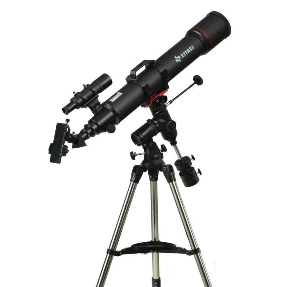 تلسکوپ فوق حرفه ای زیتازی مدل Zenith-102EQ5 | همراه با هارد کیس آلمینیومی و هولدر عکاسی موبایل