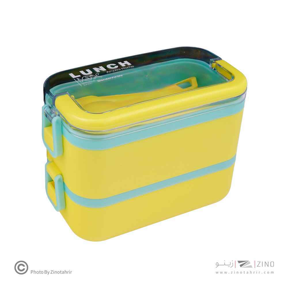 ظرف غذا دو طبقه مستطیل آنکسیا کد103