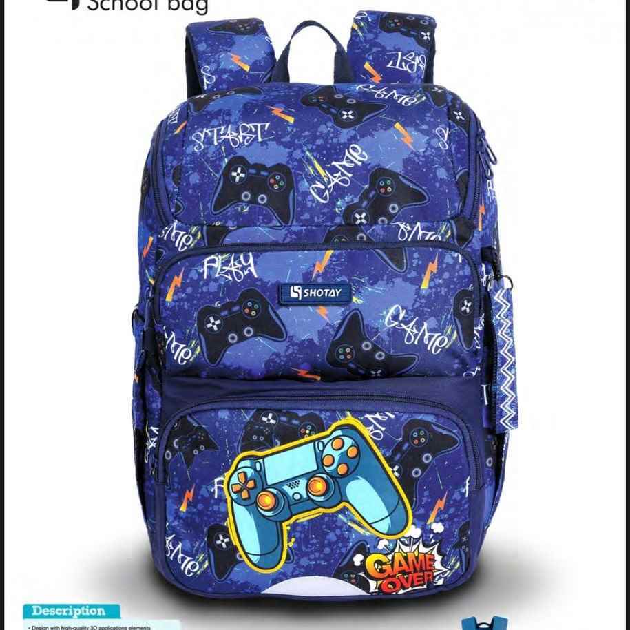 کوله پشتی طرحDOTS با پشتی طبی شوتای پلی استیشن کدB11-115