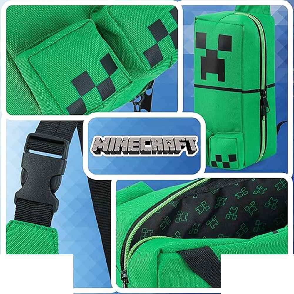 کیف کراس بادی کودکان ماینکرافت طرح Creeper | کیف دوشی سبک و جذاب