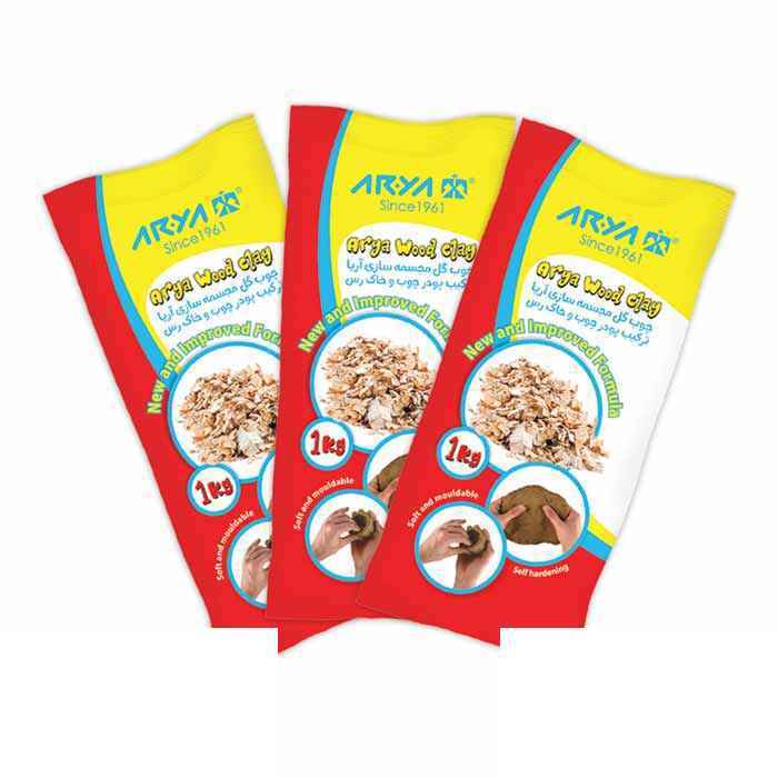 چوب گل مجسمه سازی/گل سفال آریا1090 - بسته 12 تایی