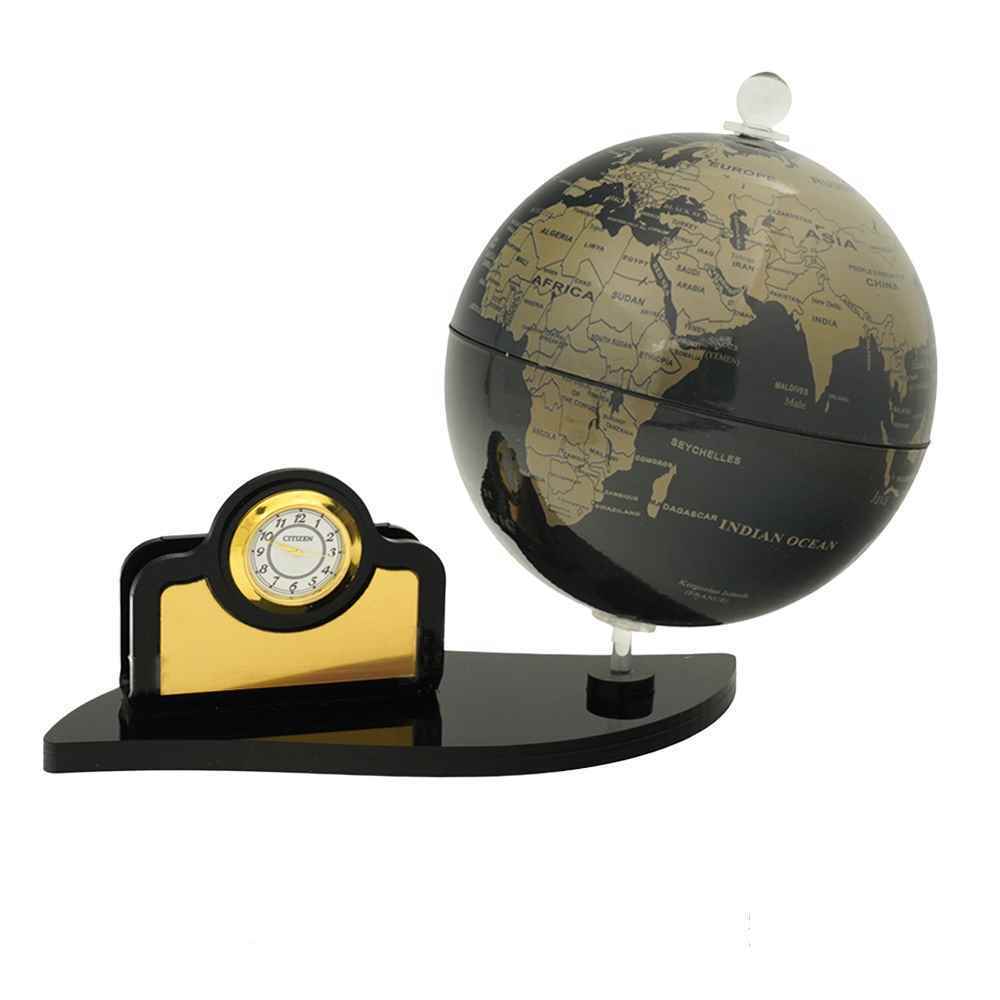 کره جغرافیایی سایز 14 ایده (Ideh) مدل پایه اشکی دکوراتیو – کد 134