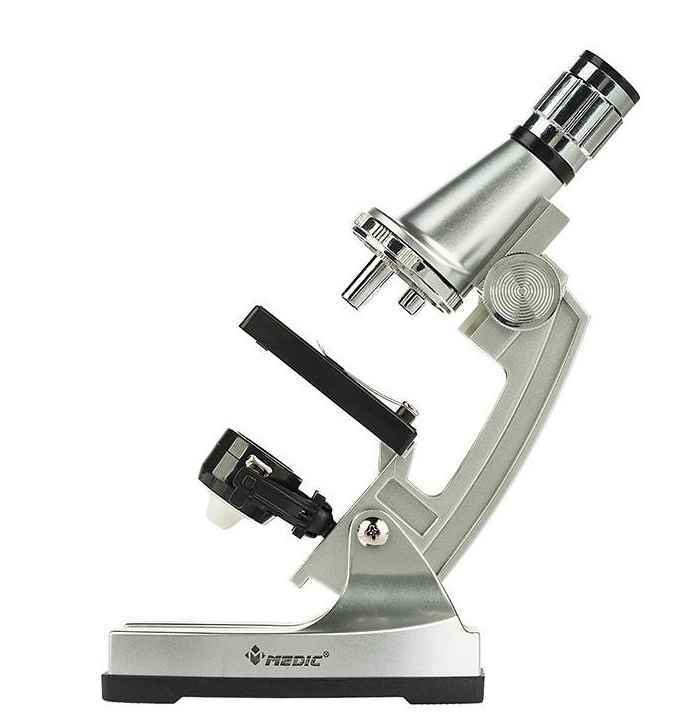 میکروسکوپ آموزشی MH-1200L | بزرگنمایی 50 تا 1200 برابر، عدسی زوم دار + ست کامل آزمایشگاهی